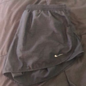 Black nike running shorts